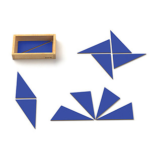 (키드팡) 특가 파란색구성삼각형