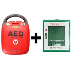 자동 심장 충격기(AED) HR-501 + 벽걸이형 보관함